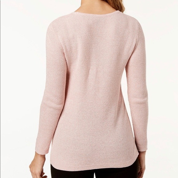 Karen Scott Women's Large Marl Textured Tunic - Picture 2 of 9